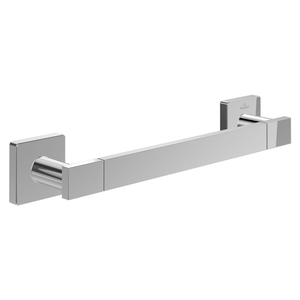 Cutout image of Villeroy & Boch Elements Striking Chrome 360mm Grab Bar